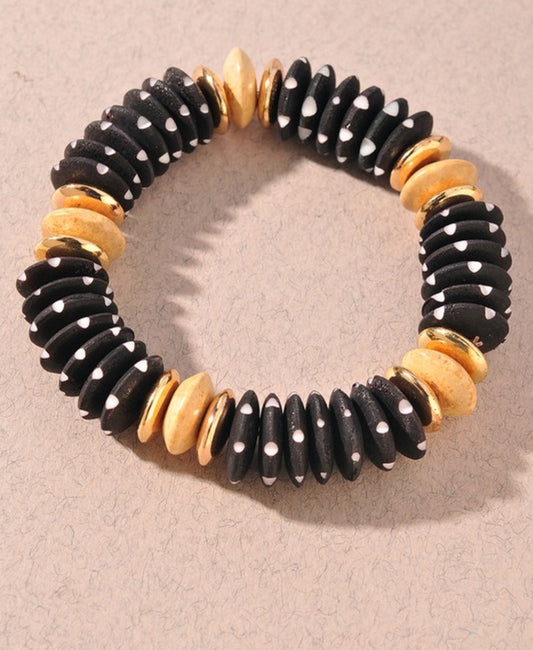 You Wooden Understand Bracelet - Black