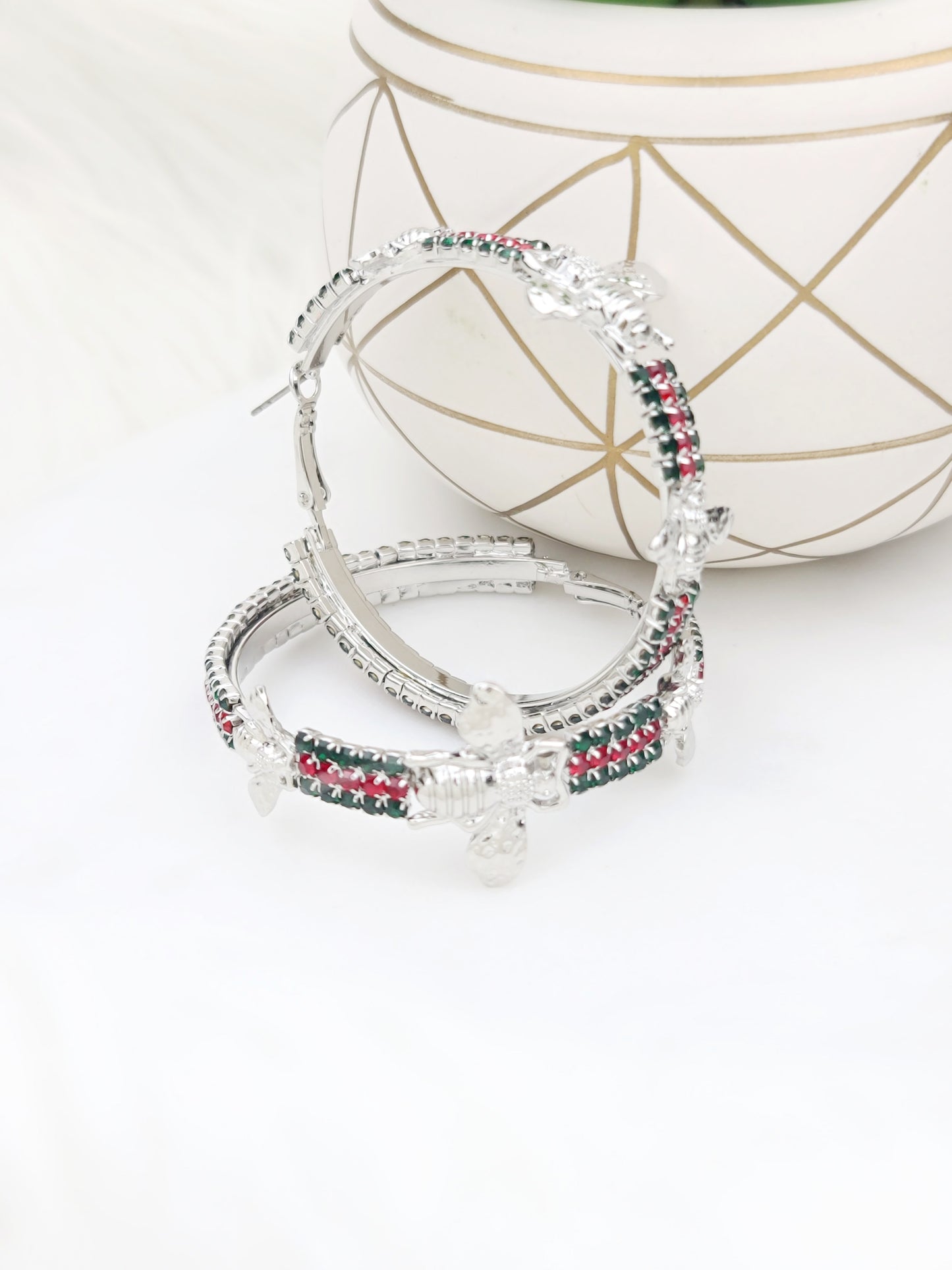 It's For Me Honey Darbee Hoop Earrings