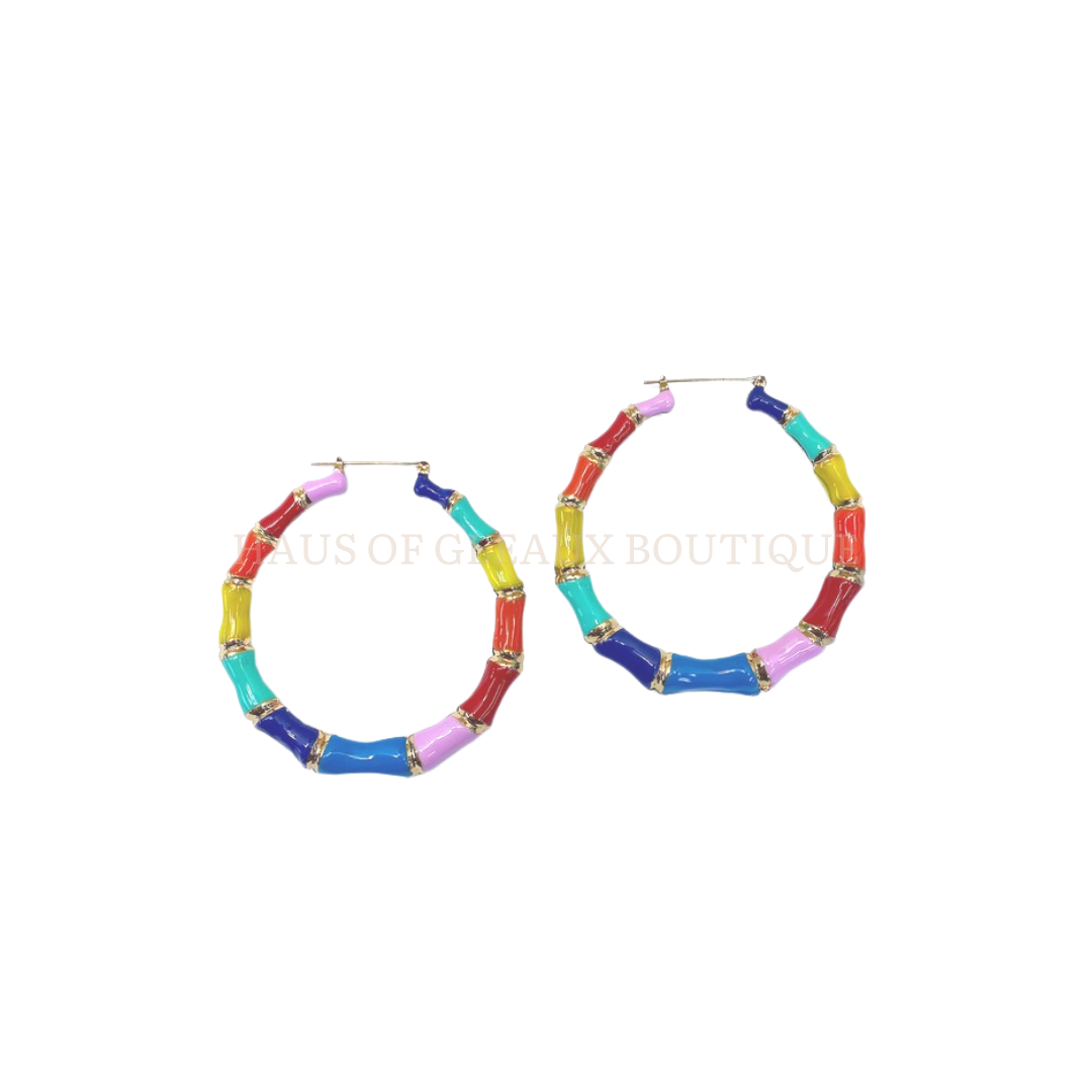 Big Energy Round Hoop Earrings