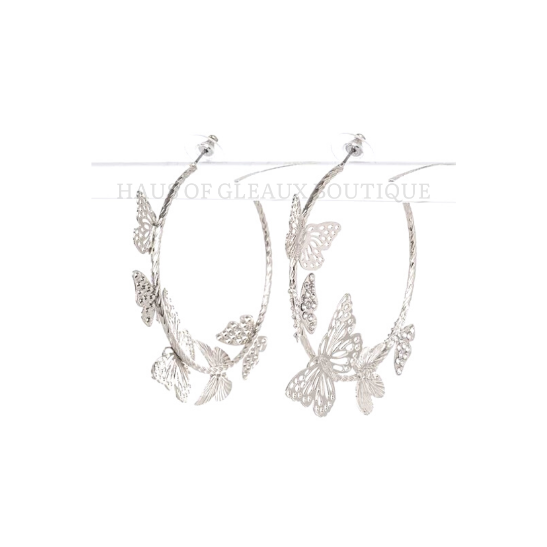 You Give Me Butterflies Butterfly Necklace Set