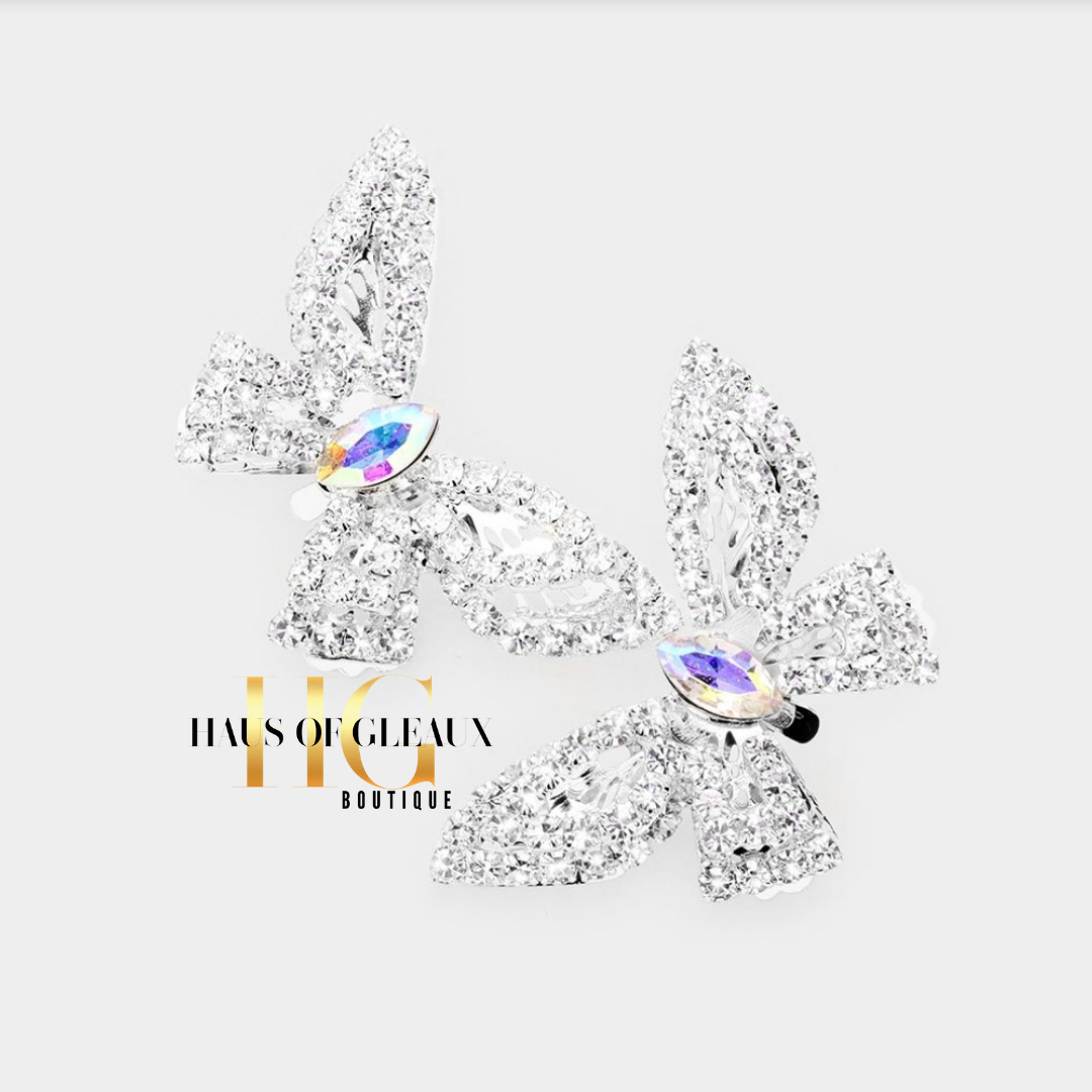 Freely Winging It Butterfly Stud Earrings