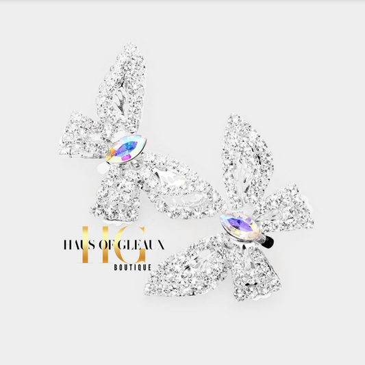 Freely Winging It Butterfly Stud Earrings