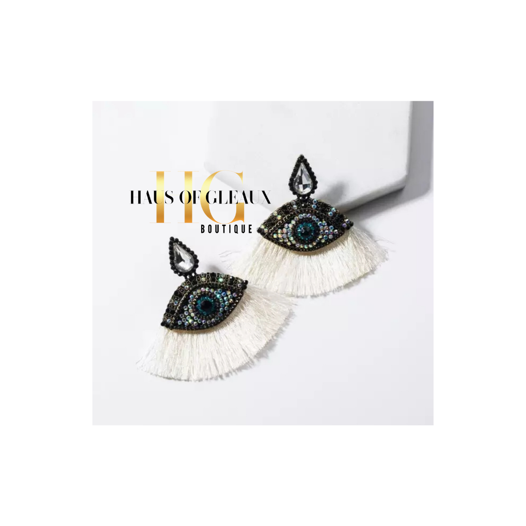 Centered Tassel Earrings