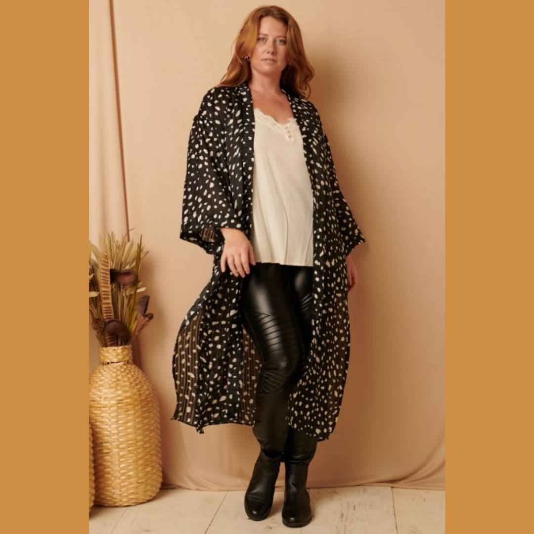 YOURS Plus Size White Animal Print Cardigan