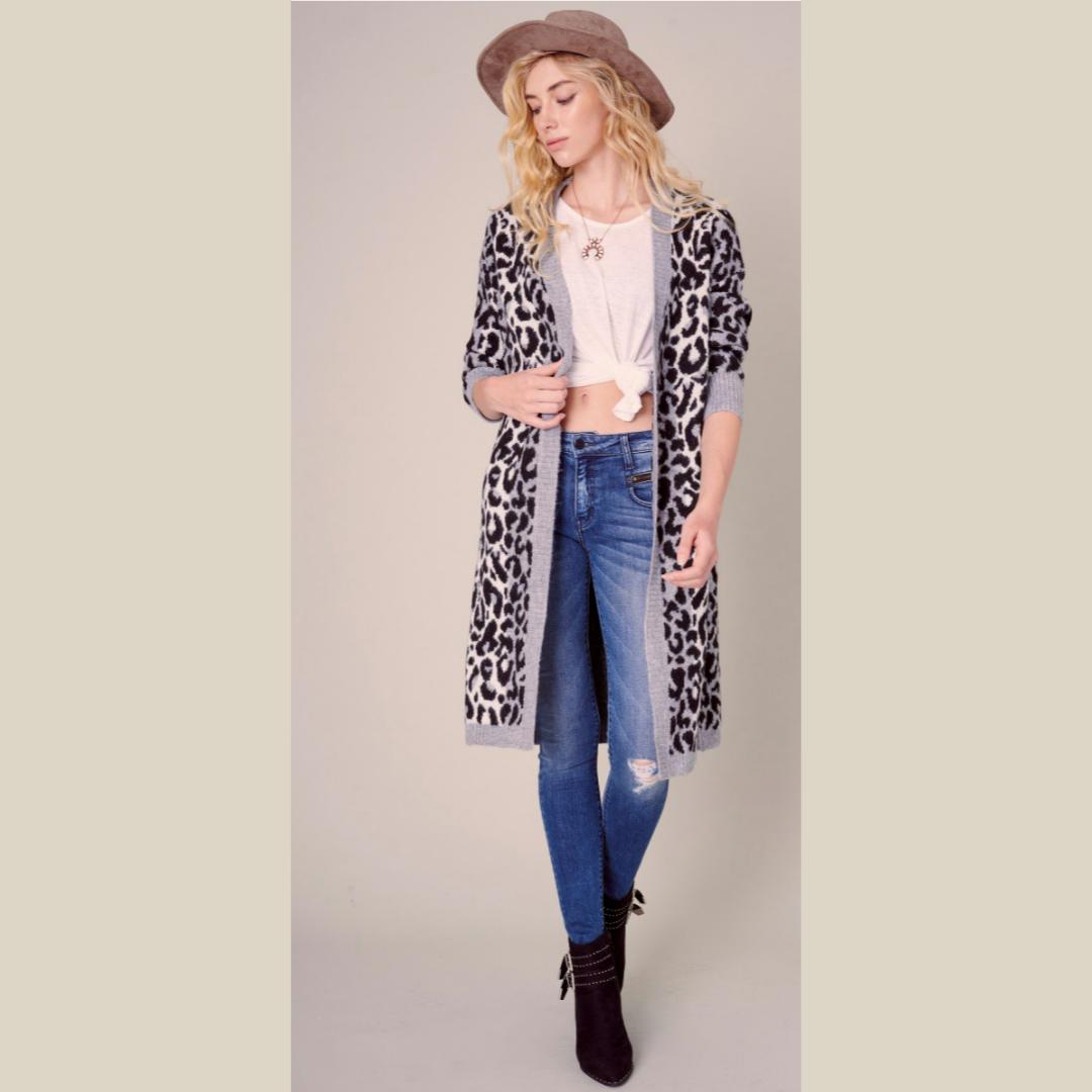 Montebello Leopard Cardigan