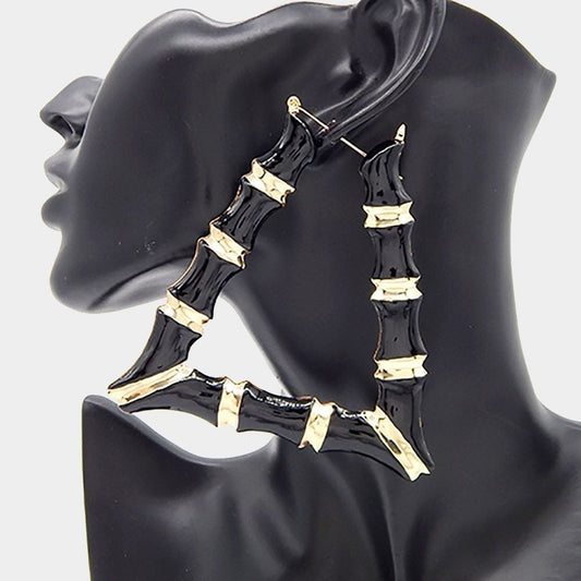 Big Energy Geometric Hoop Earrings