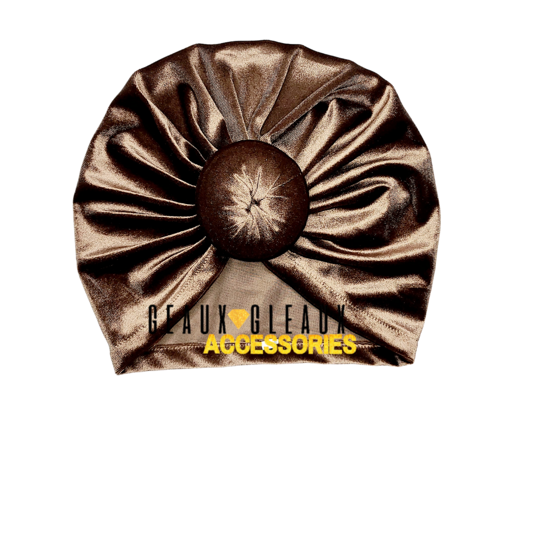 Velvet Front Knot Fashion Turban