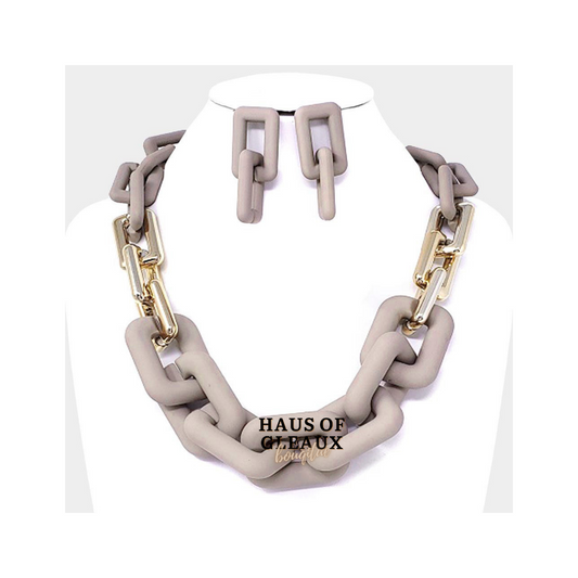 Ego Chain Necklace Set